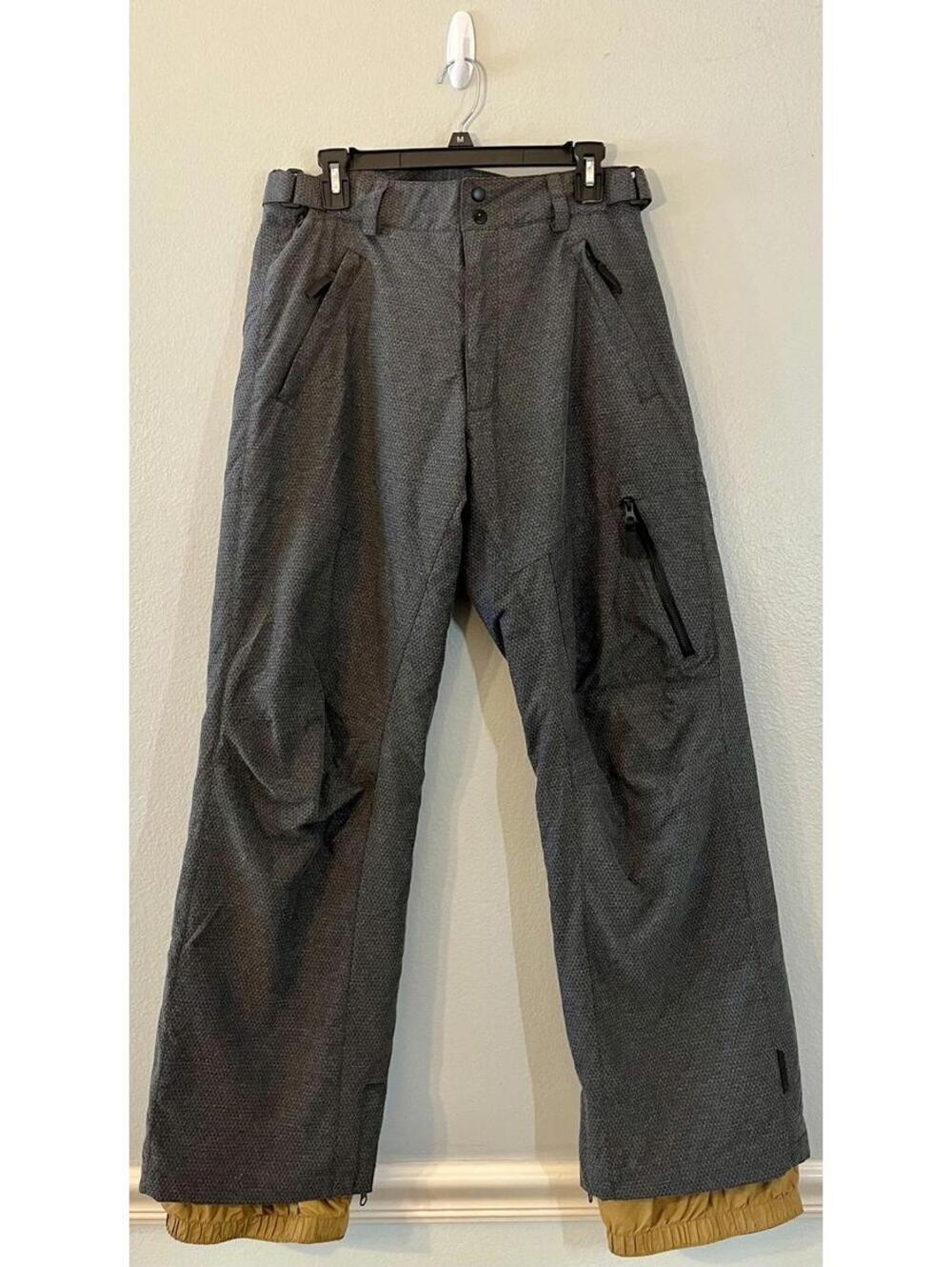 Body Glove Snowboard Ski Pants Size Medium Gray Brown Snow Winter Skiing